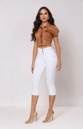 1324 Capri Push Up Blanco Carisma