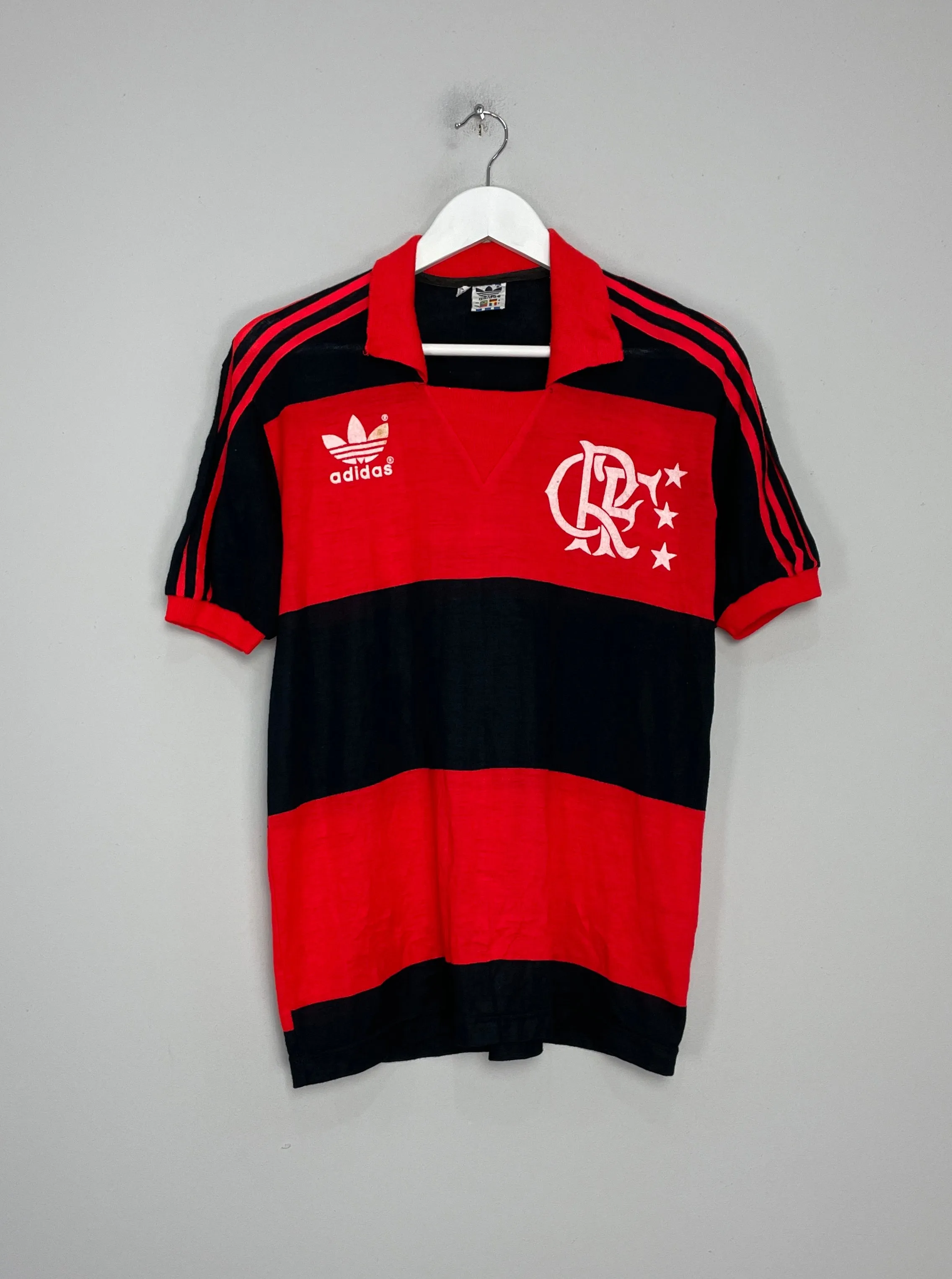 1985 FLAMENGO HOME SHIRT (M) ADIDAS