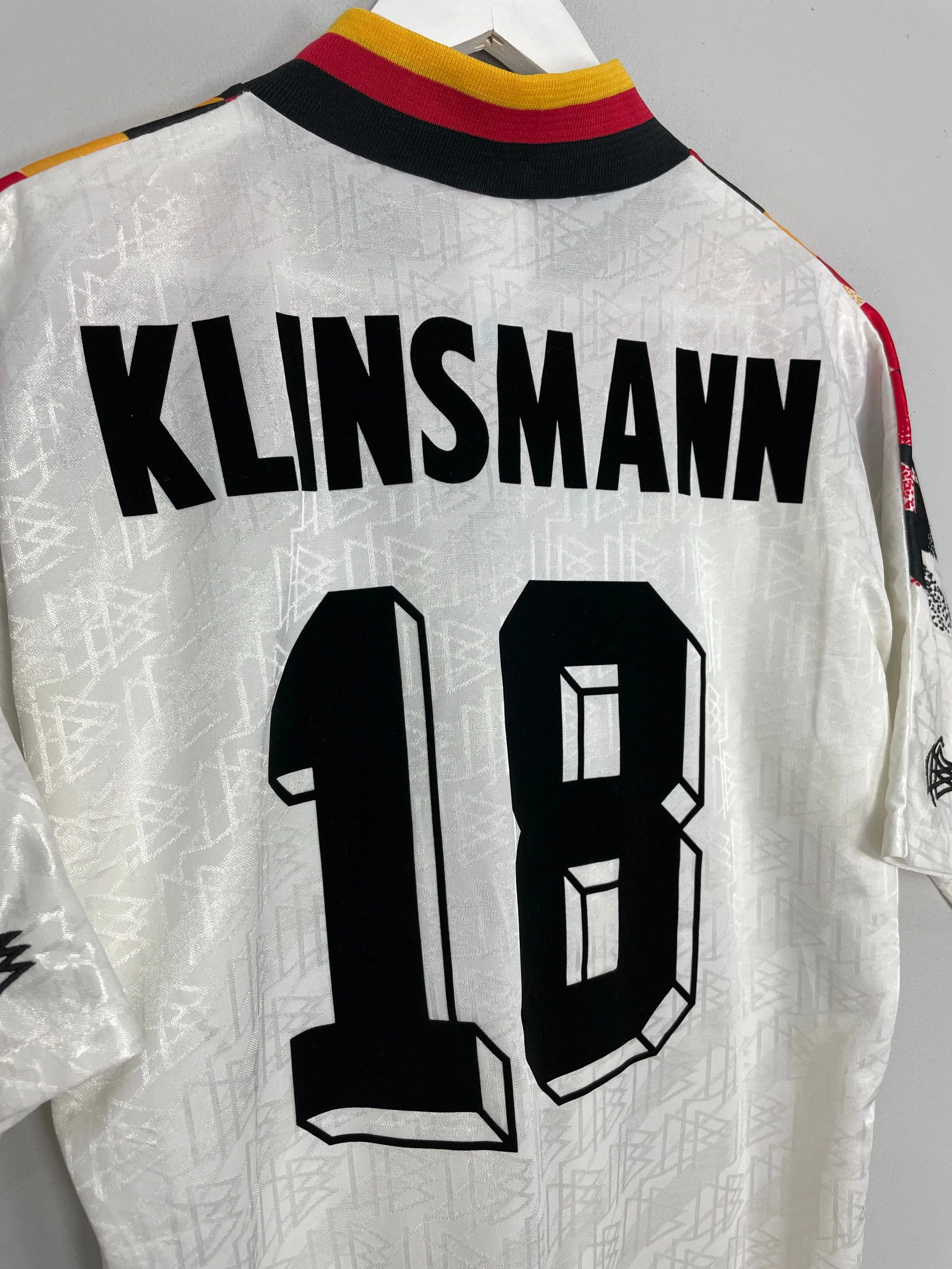 1994/96 GERMANY KLINSMANN #18 HOME SHIRT (M) ADIDAS