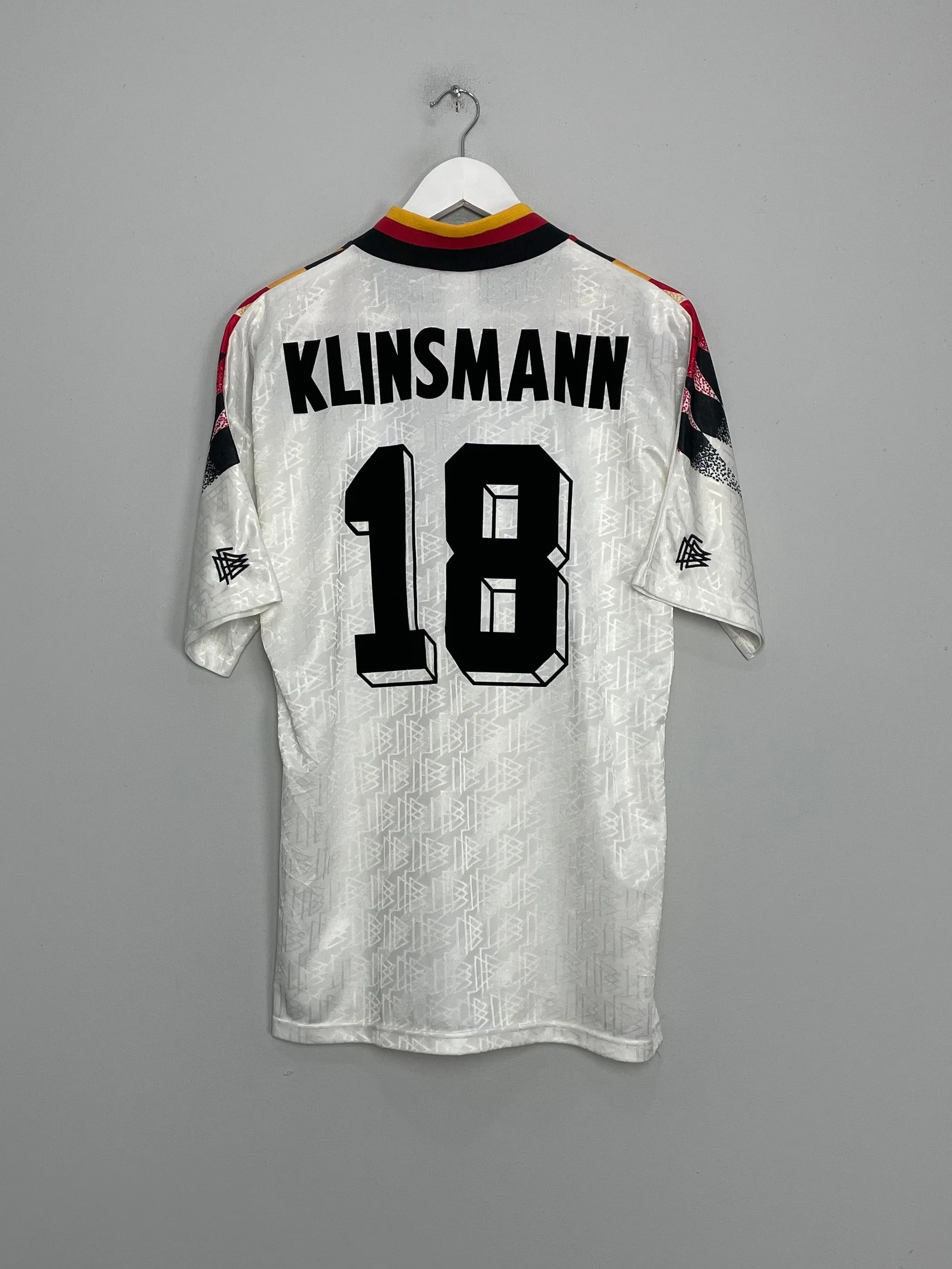 1994/96 GERMANY KLINSMANN #18 HOME SHIRT (M) ADIDAS