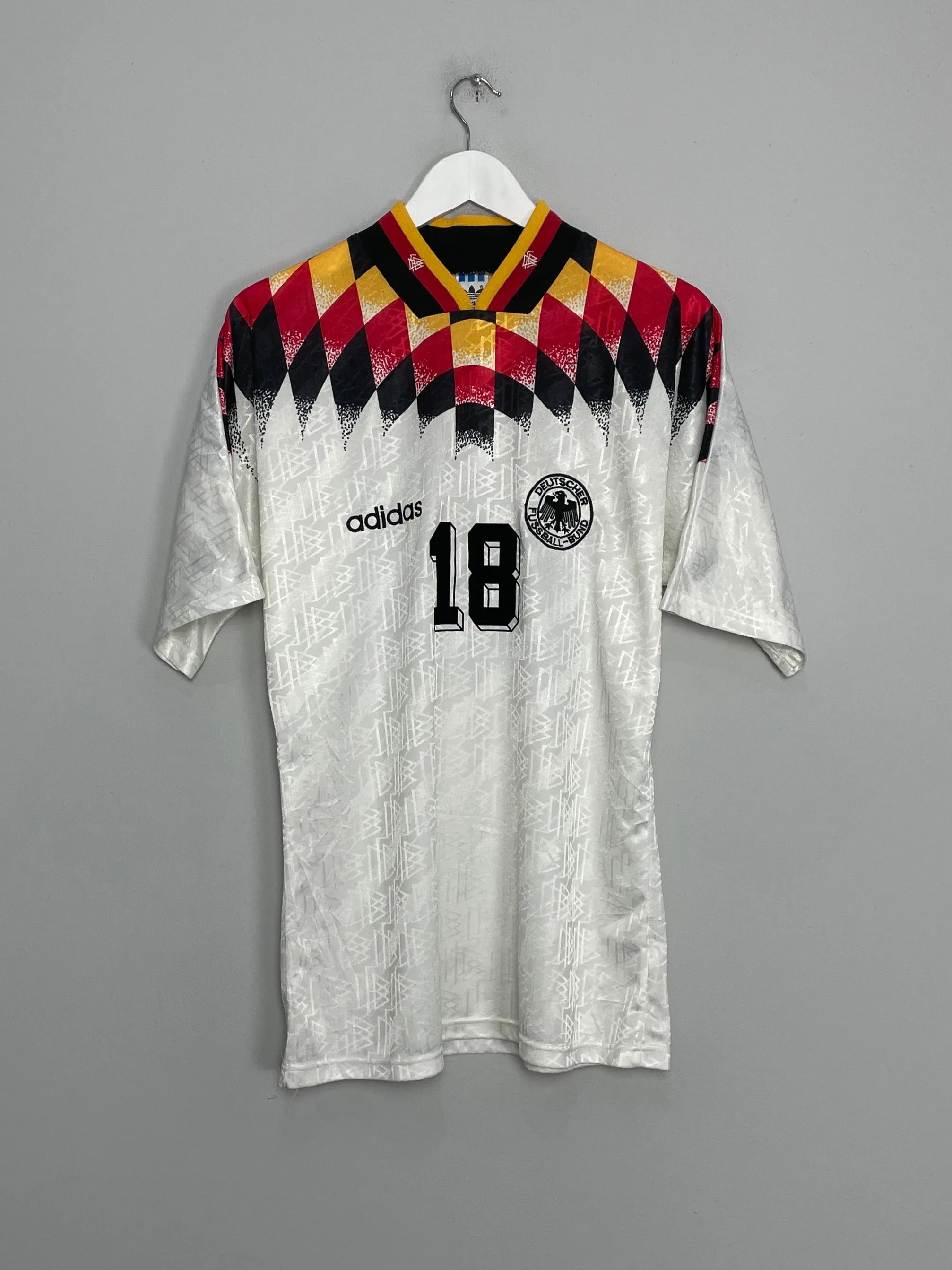 1994/96 GERMANY KLINSMANN #18 HOME SHIRT (M) ADIDAS