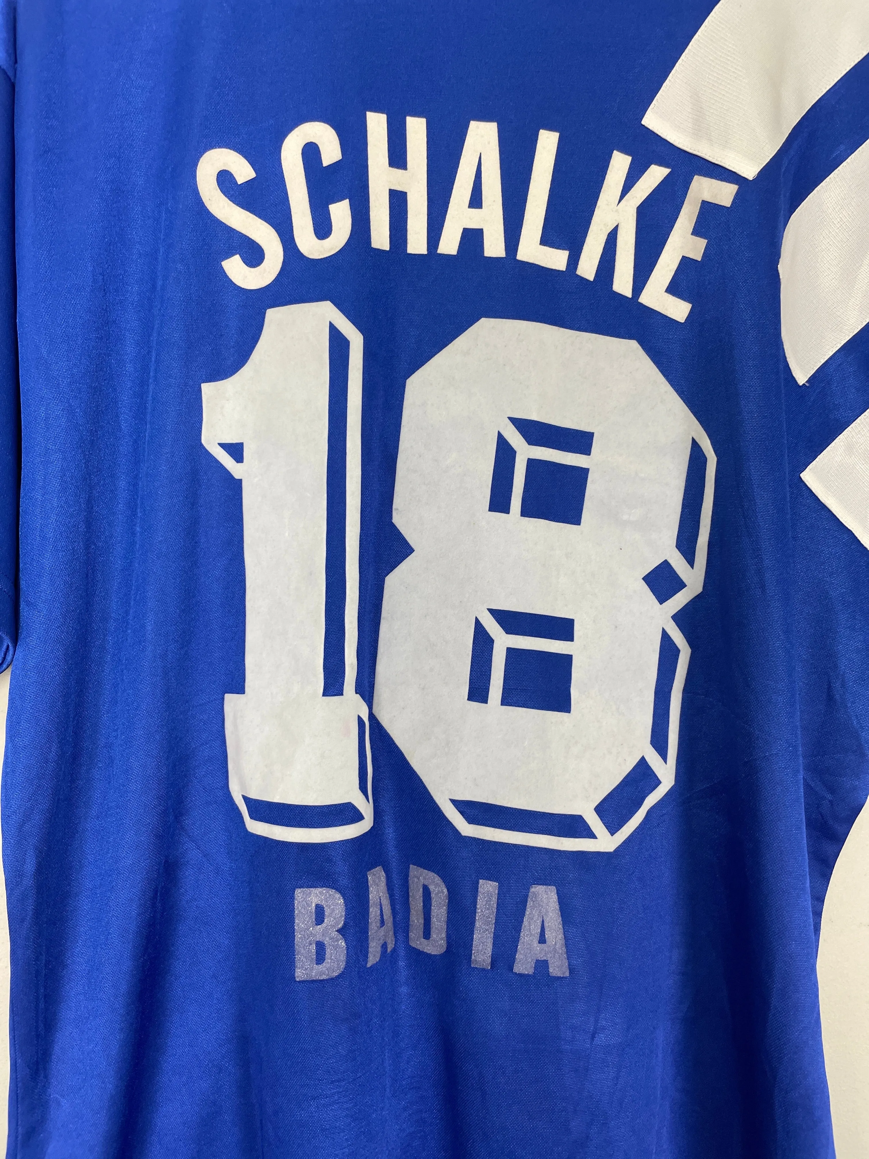 1994/96 SCHALKE #18 HOME SHIRT (L) ADIDAS