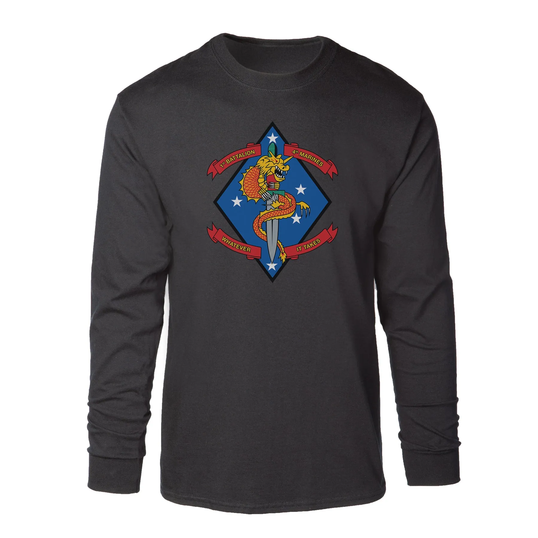 1st Battalion 4th Marines Long Sleeve Shirt