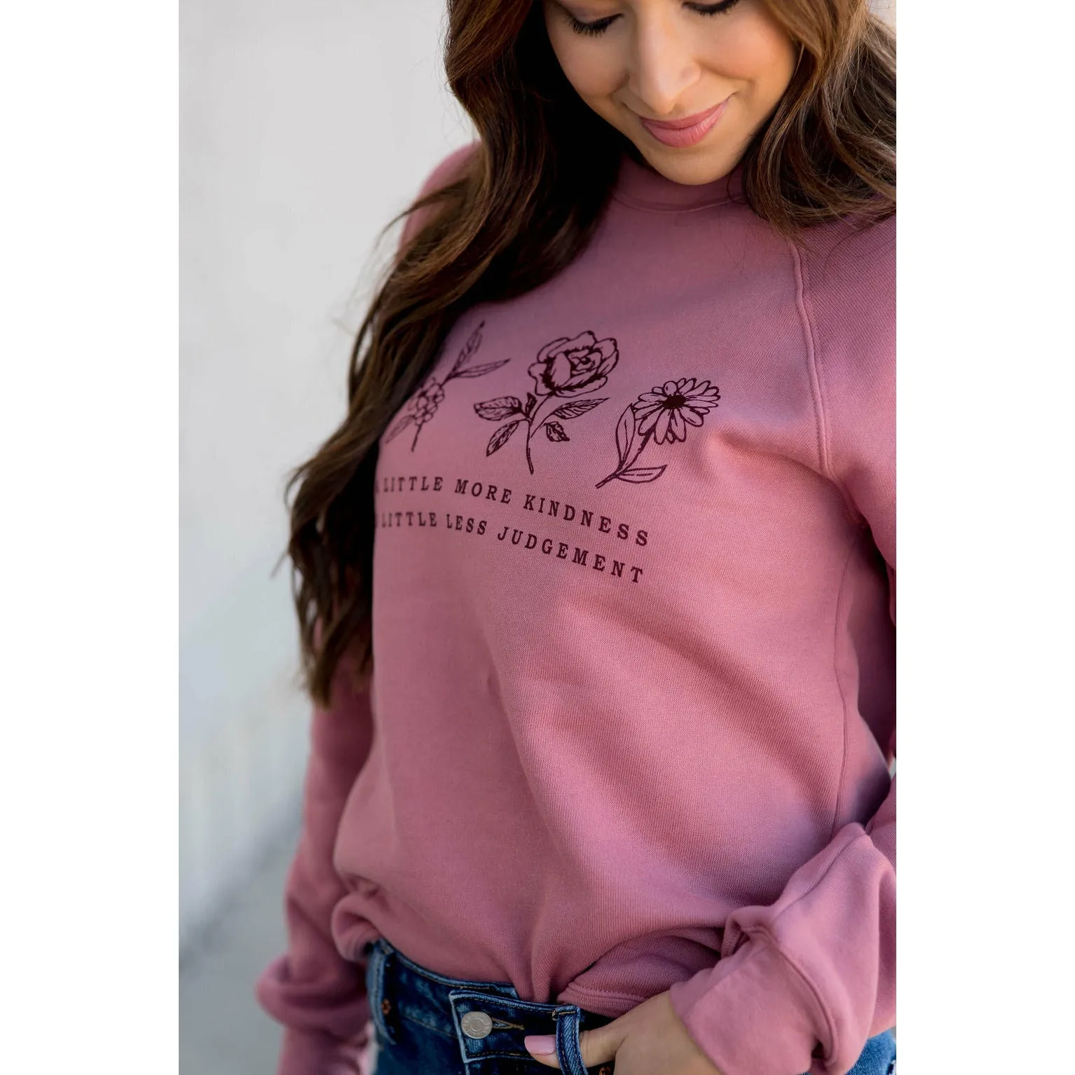 A Little More Kindness Graphic Crewneck