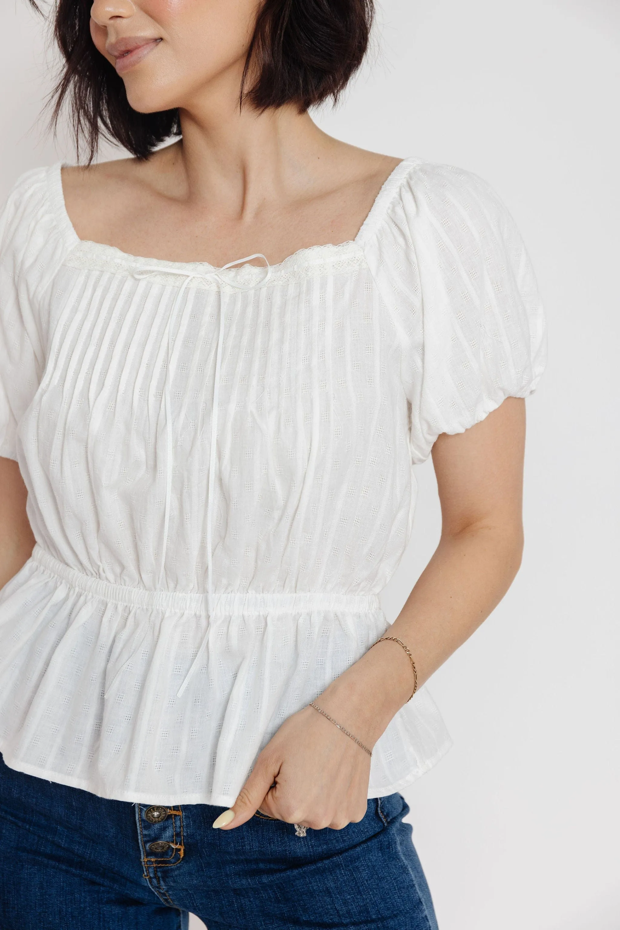 Abbey Blouse in Off White