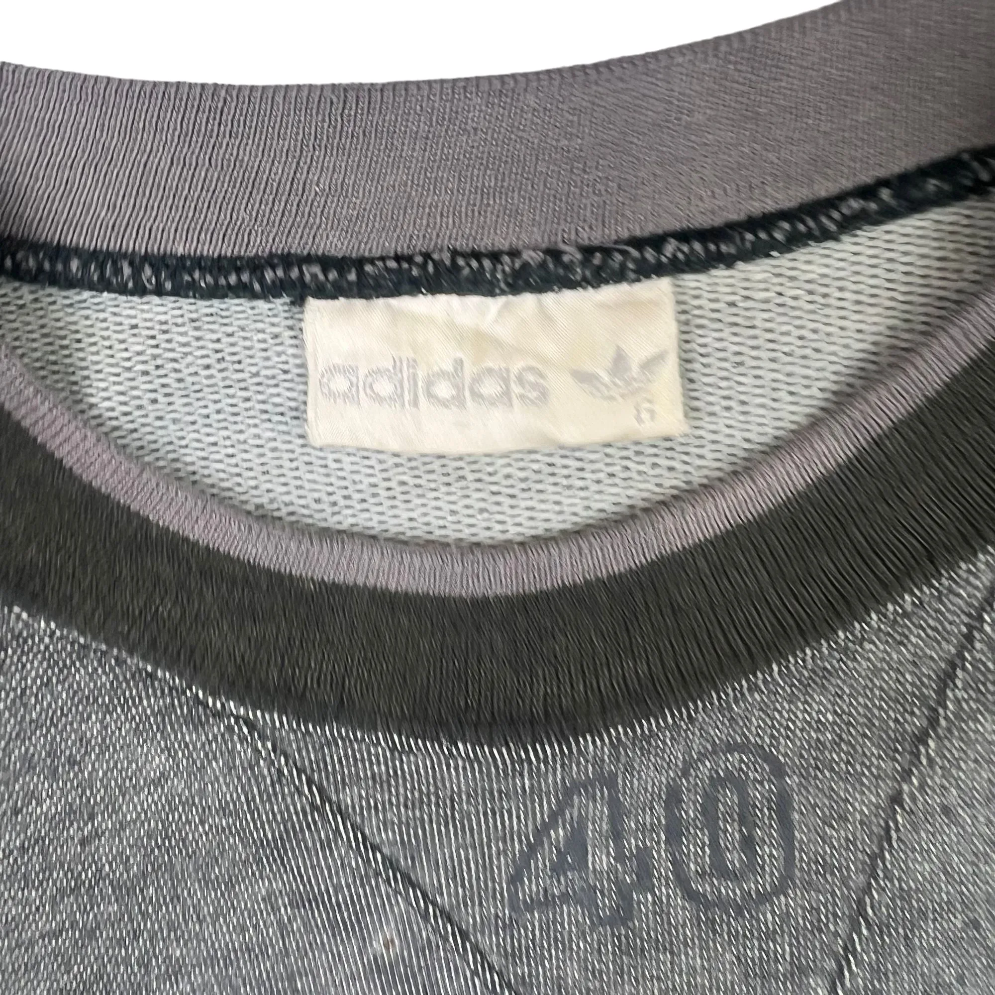 Adidas 90s Adventure International Sweatshirt Grey Rare