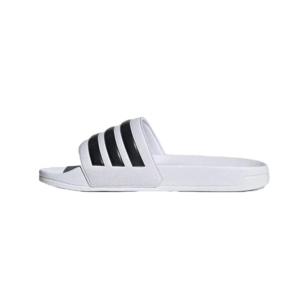 Adidas Men's Adilette Shower Slide (Cloud White/Core Black/Cloud White)