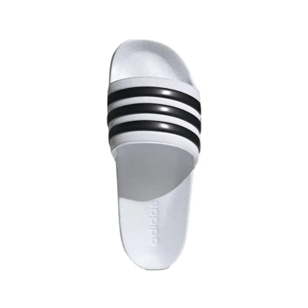 Adidas Men's Adilette Shower Slide (Cloud White/Core Black/Cloud White)