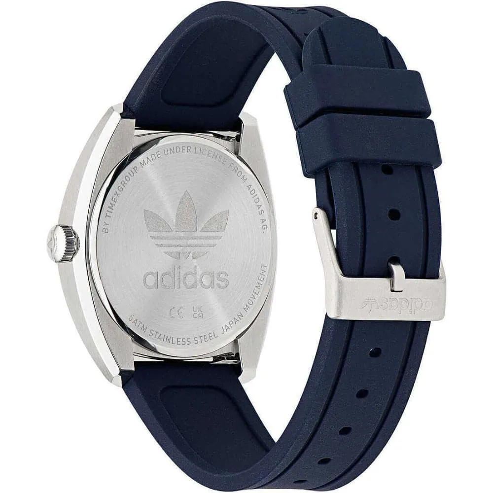 Adidas Originals Navy Blue Dial & Silicone Strap Men Watch AOFH23014