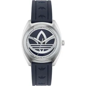 Adidas Originals Navy Blue Dial & Silicone Strap Men Watch AOFH23014