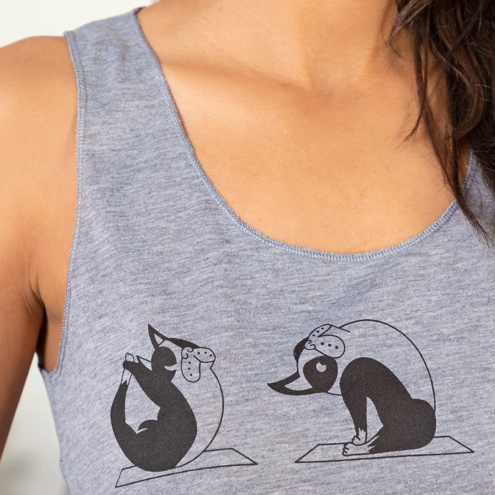 Animal Yoga Pose Tank Top