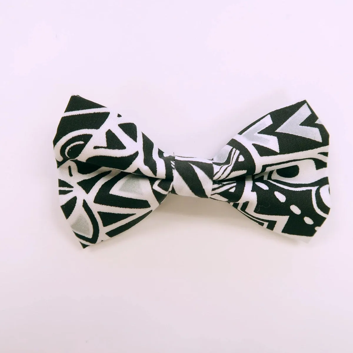 Black Tapa Dog's Bow Tie