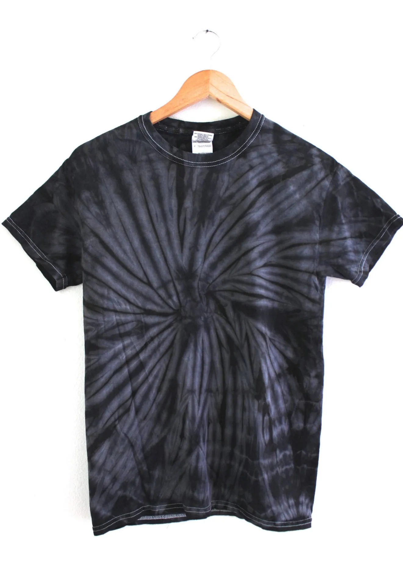 Black Tie-Dye Unisex Tee