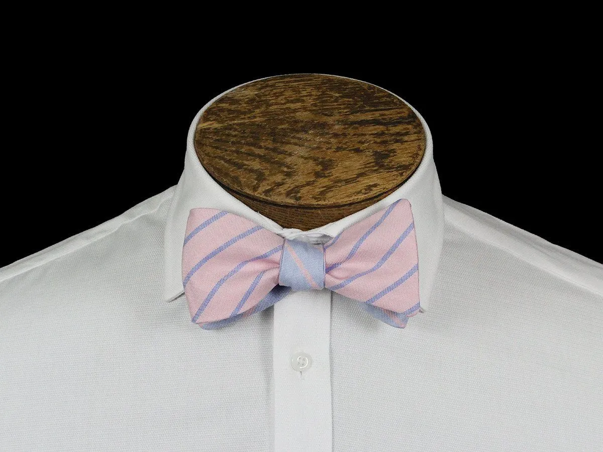 Boy's Bow Tie 21671 Pink/Blue Stripe