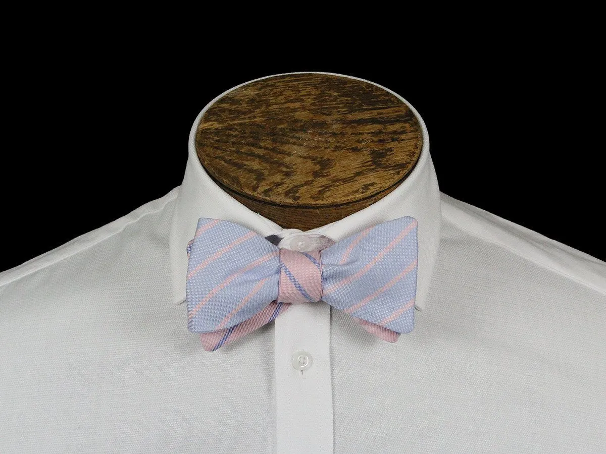 Boy's Bow Tie 21671 Pink/Blue Stripe