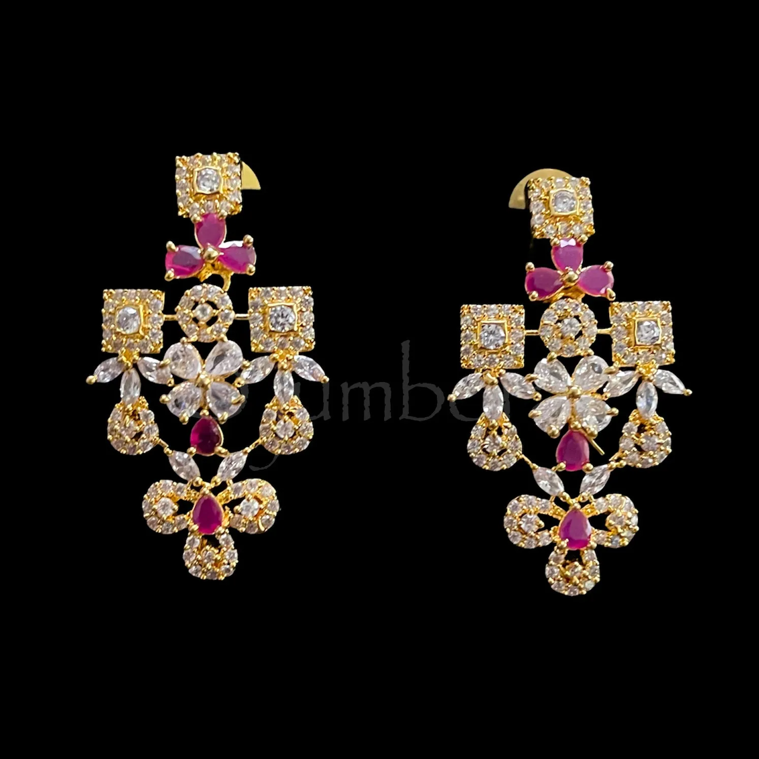 Bridal AD Zircon (CZ) Choker-style Necklace set