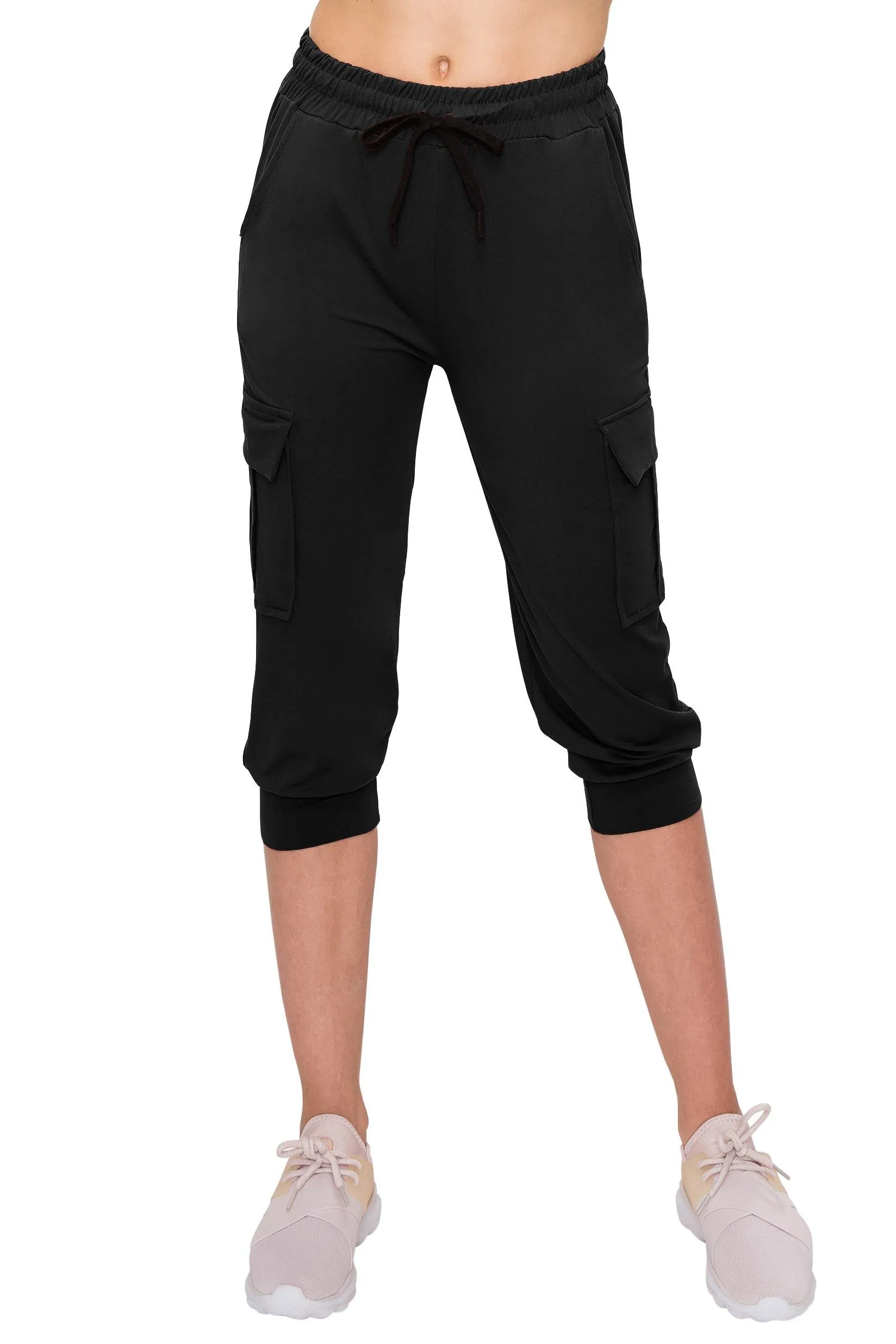 Capri Cargo Jogger Pants