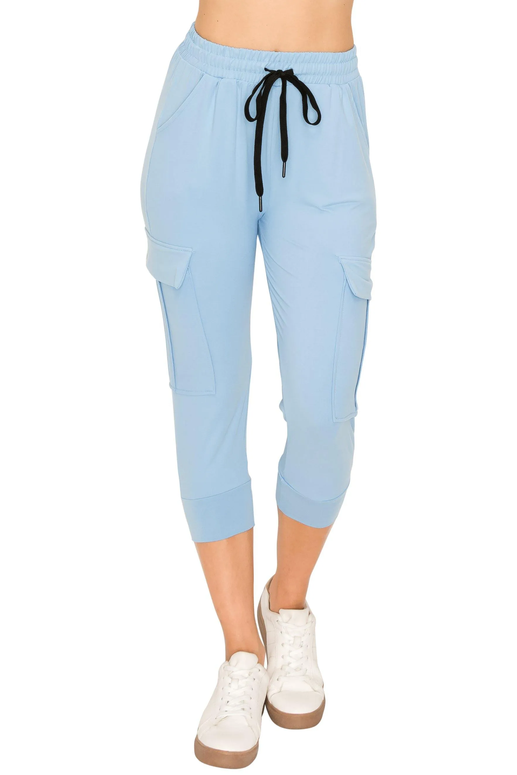 Capri Cargo Jogger Pants