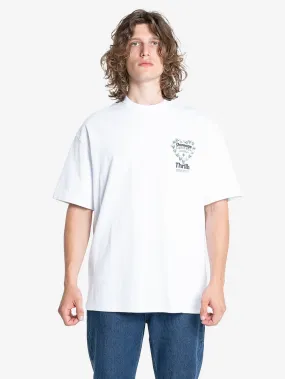 Controlled Damage Box Fit Oversize Tee - White