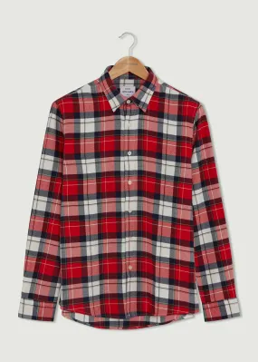 Red and White Dobney Long Sleeve Shirt