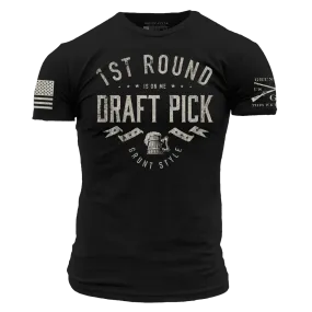 Draft Pick T-Shirt - Black