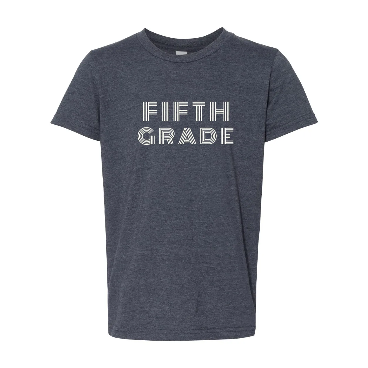 Fifth Grade YOUTH Retro Font Soft Tee