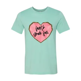 Fourth Grade Fam Heart Tee