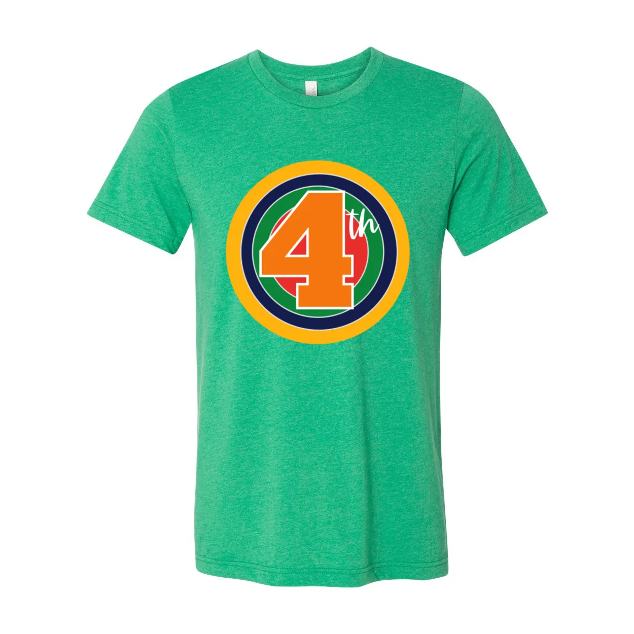 Fourth Grade Rainbow Target Tee