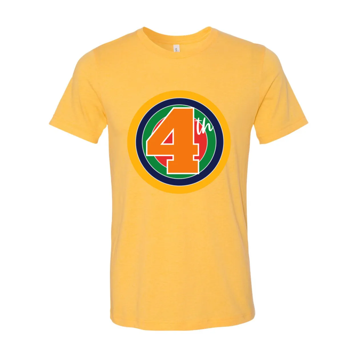 Fourth Grade Rainbow Target Tee