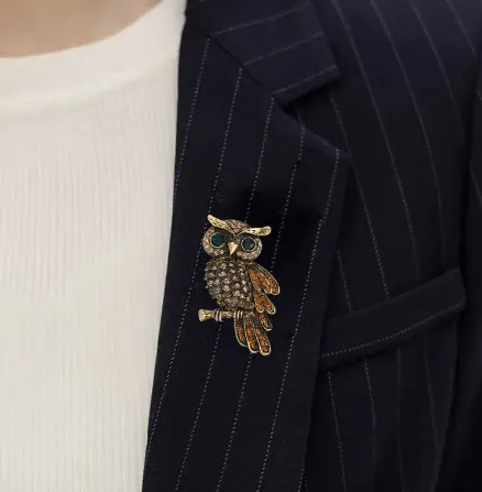 Fresh Accessories - Brooch Owl