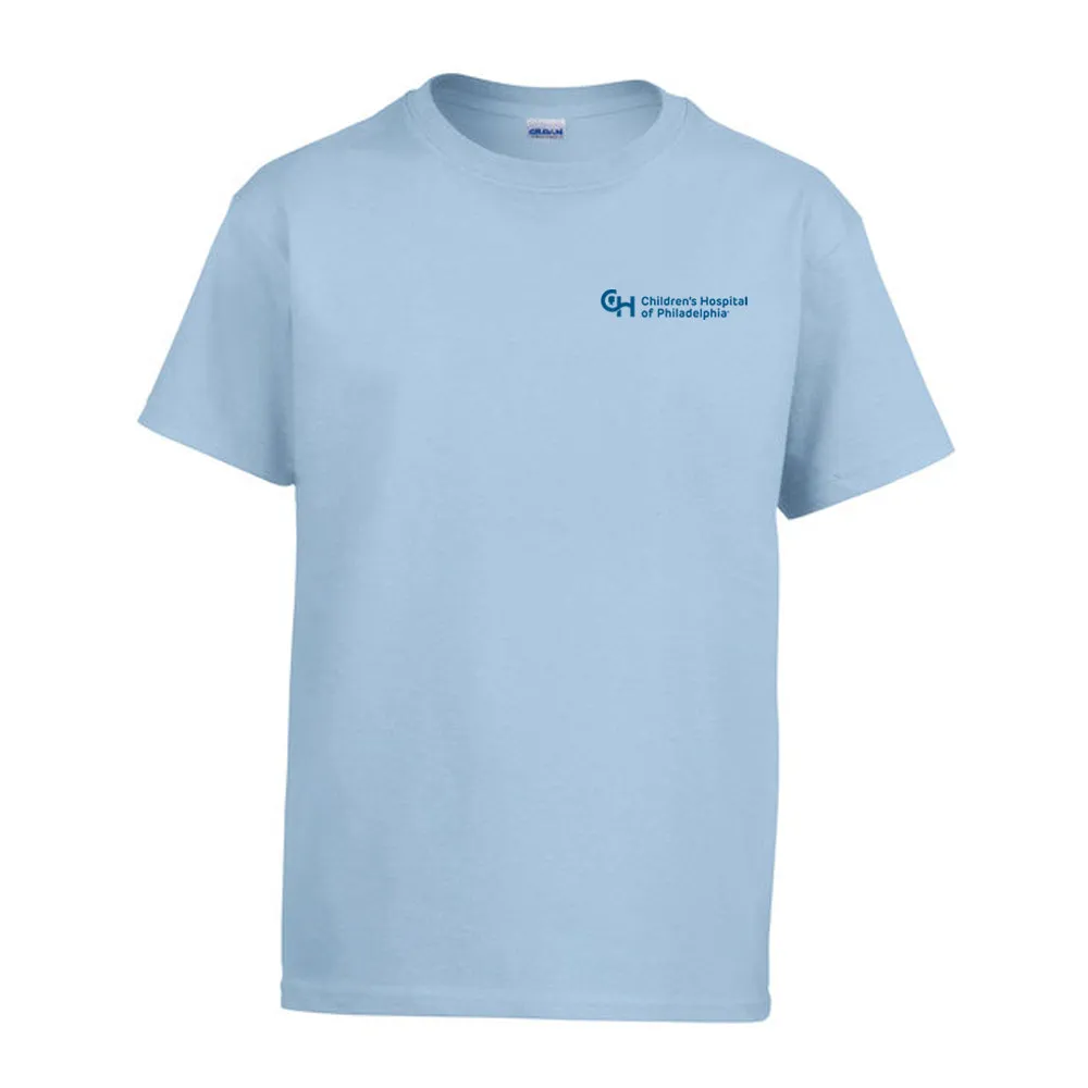 Gildan Youth Ultra Cotton T-Shirt with Blue Logo