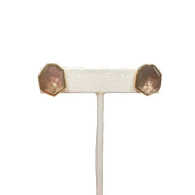 Ippolita 14K Gold & Brown Shell Rock Candy Stud Earrings