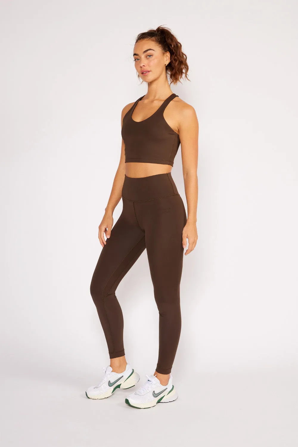 Jenn 7/8 legging chocolate