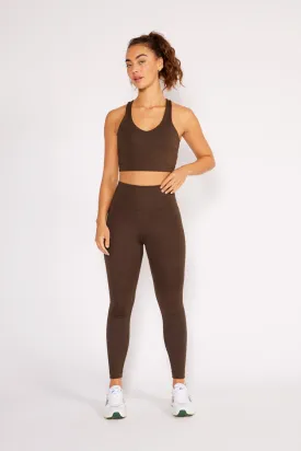 Jenn 7/8 legging chocolate