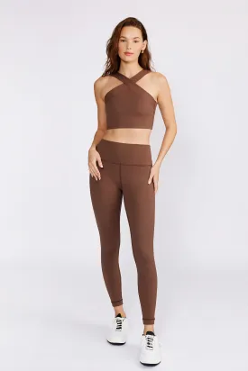 Jenn 7/8 length legging mocha