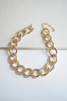 Jumbo Gold Chain Choker