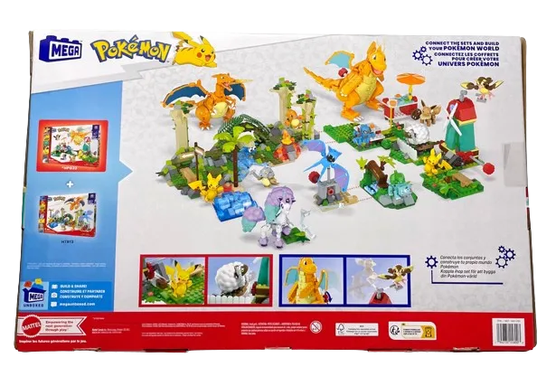 MEGA Construx Pokémon Adventures Bundle: Dragonite, Riolu, and 5 More