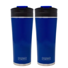 MyBevi 16 oz. Commuter Tumbler - Blue 2 Pack Bundle