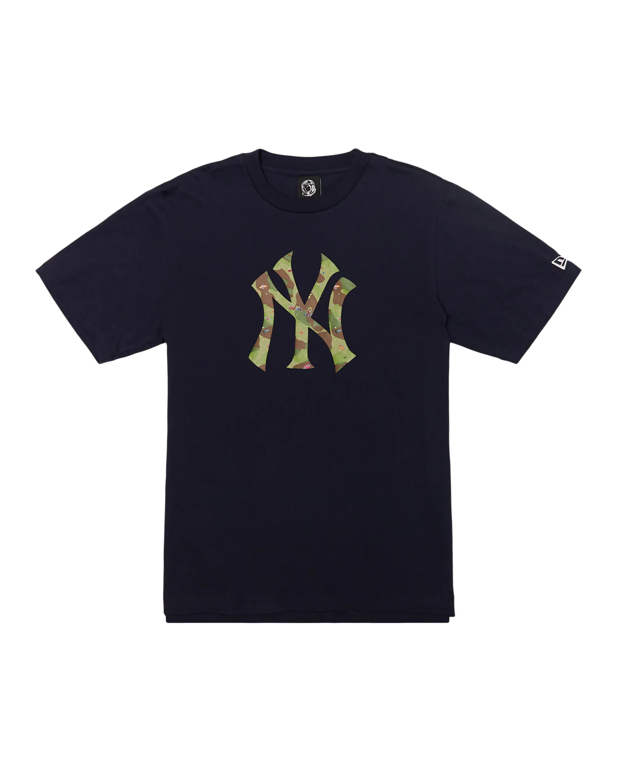 NY Yankees Space Camo Logo Tee