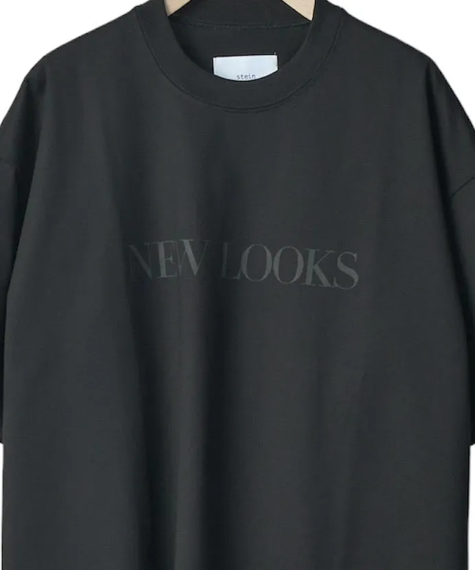 OVERSIZED PRINT TEE -NEW LOOKS- "BLACK"