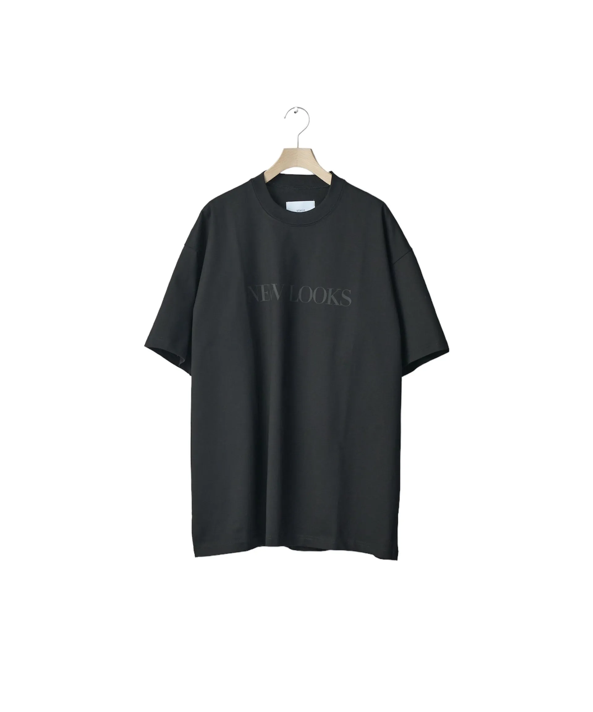 OVERSIZED PRINT TEE -NEW LOOKS- "BLACK"