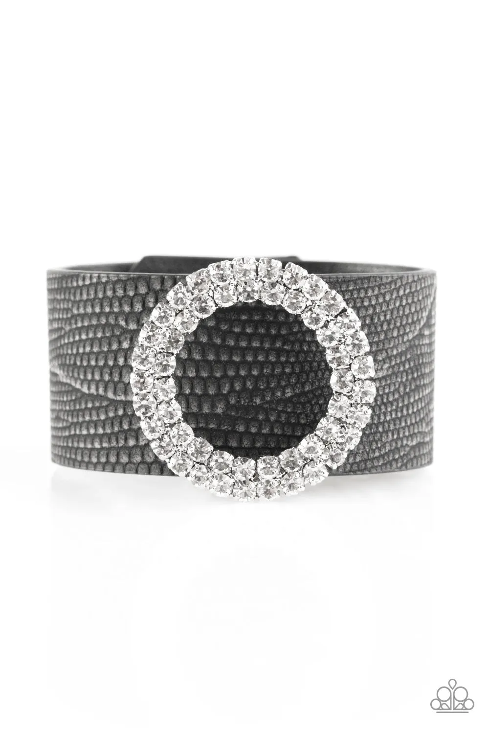 Paparazzi Accessories  - Ring In The Bling Black Bracelet