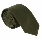 PLAIN MICROFIBER SKINNY TIES ~ 50 COLORS