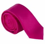 PLAIN MICROFIBER SKINNY TIES ~ 50 COLORS