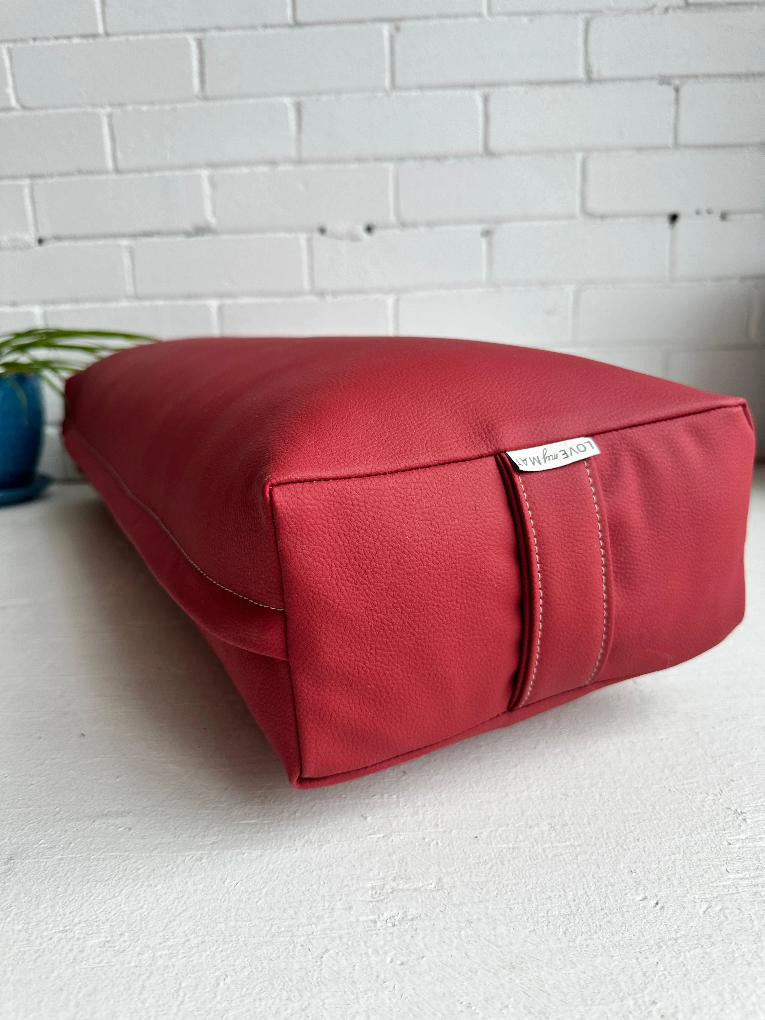 Ruby Vinyl Long & Lean Bolster