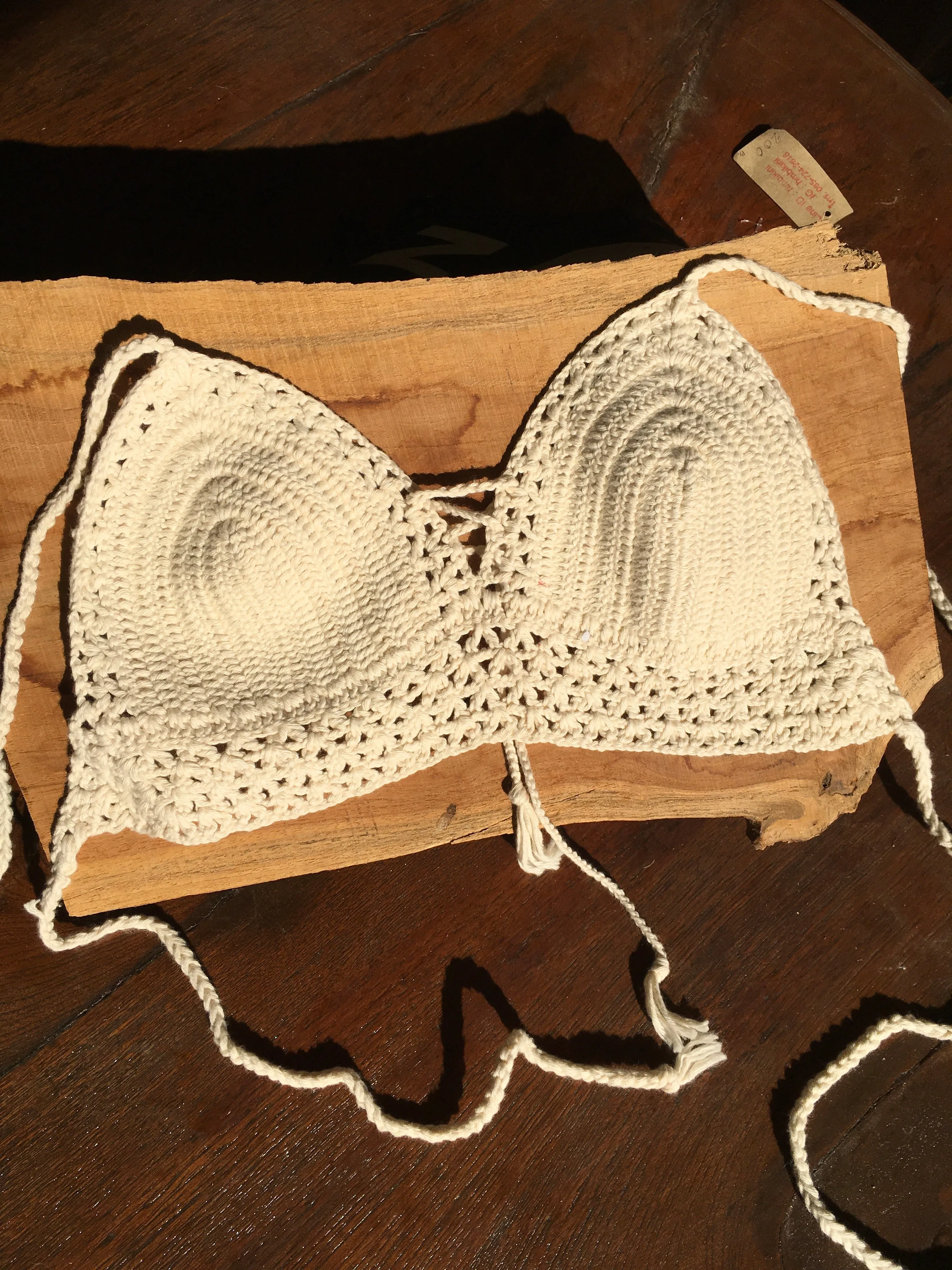 Saffron Hand Crocheted Bralet