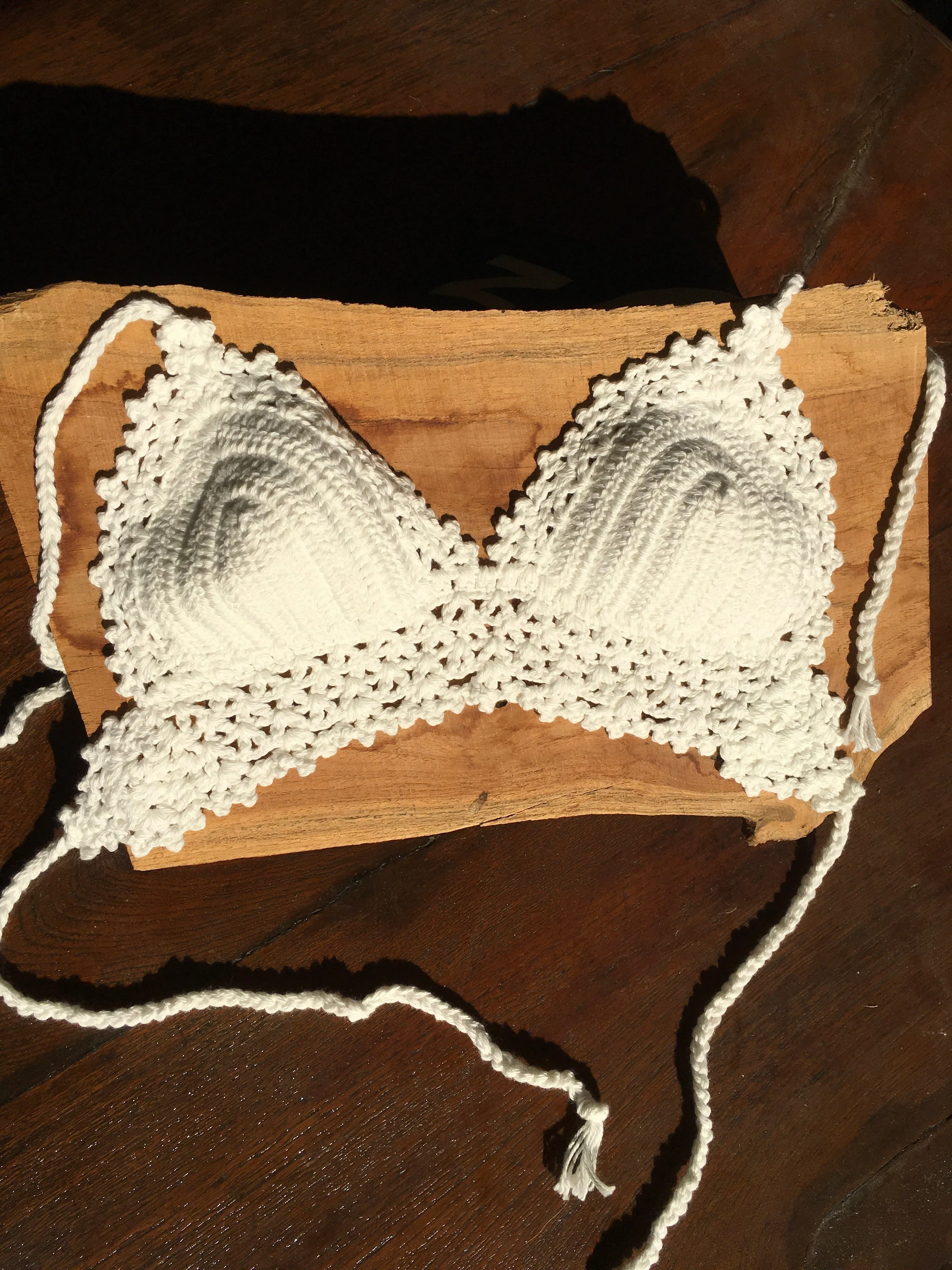 Saffron Hand Crocheted Bralet