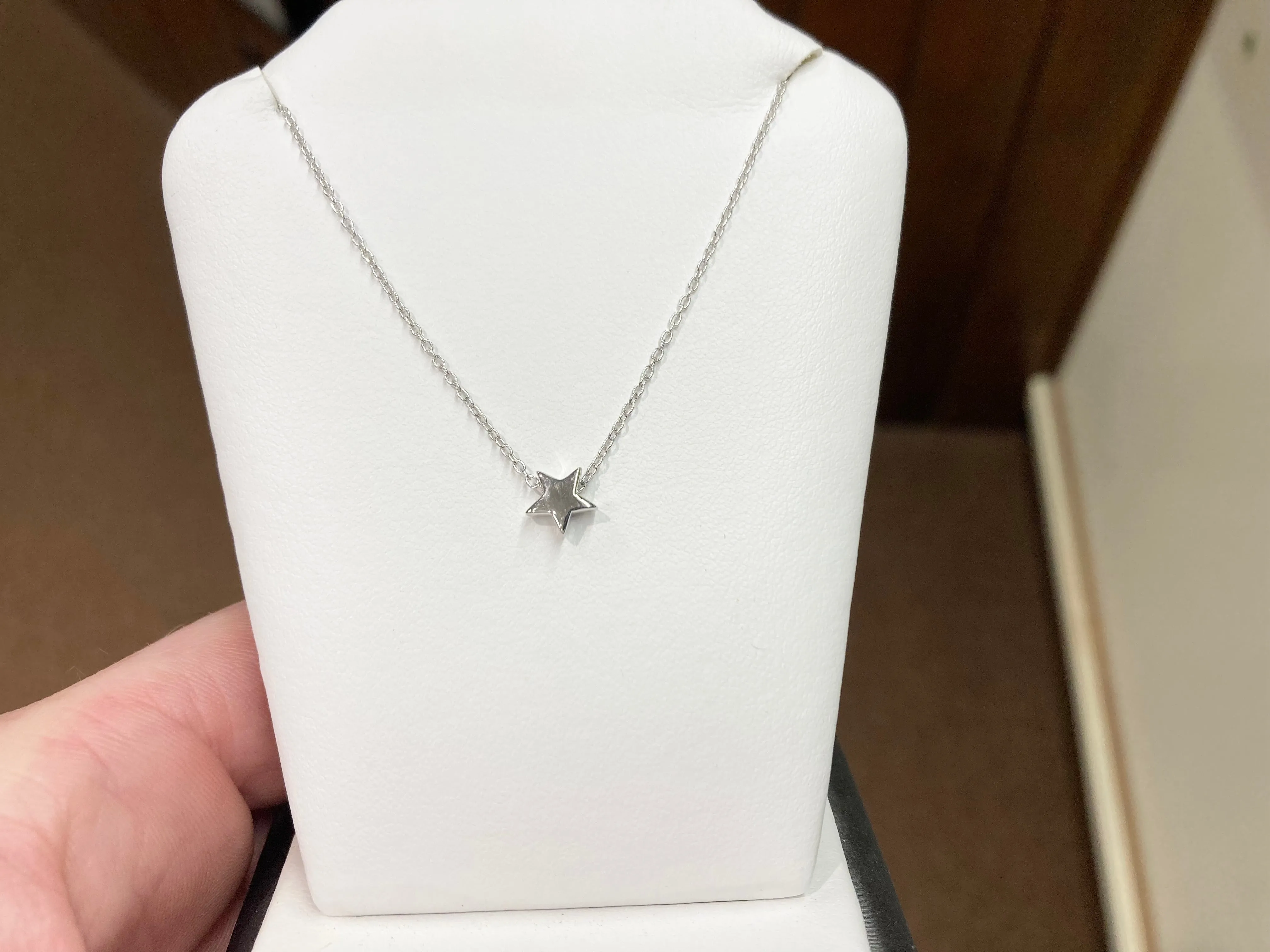 Silver Star Adjustable Necklace