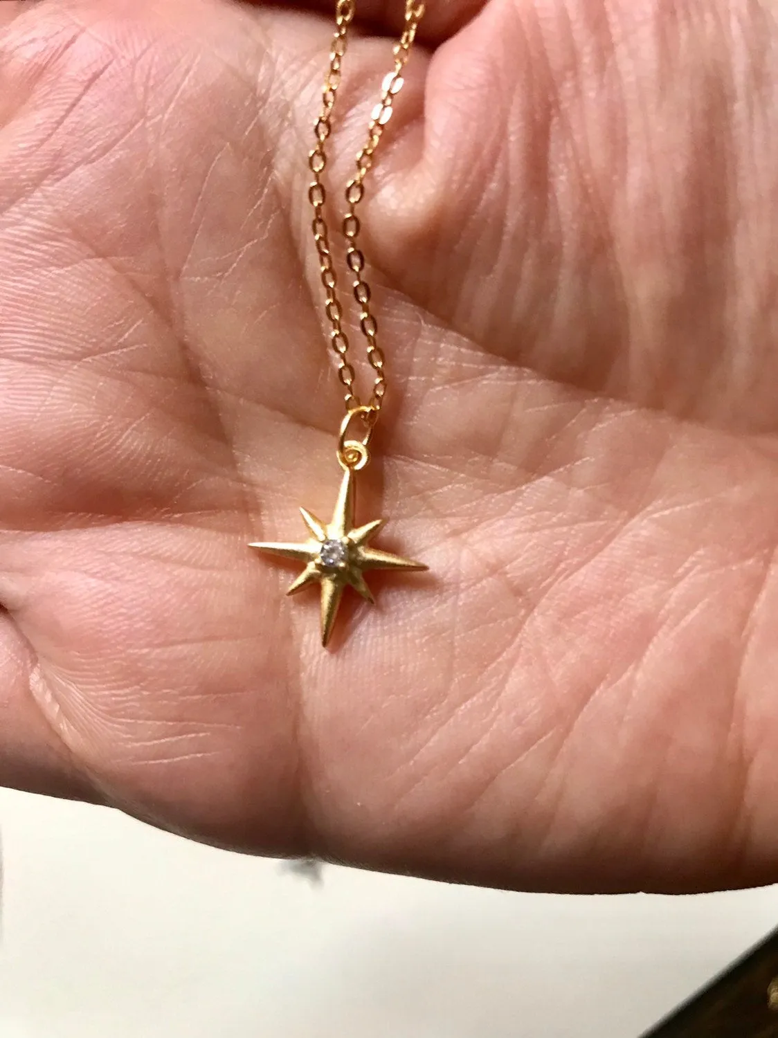 Sterling Silver North Star necklace