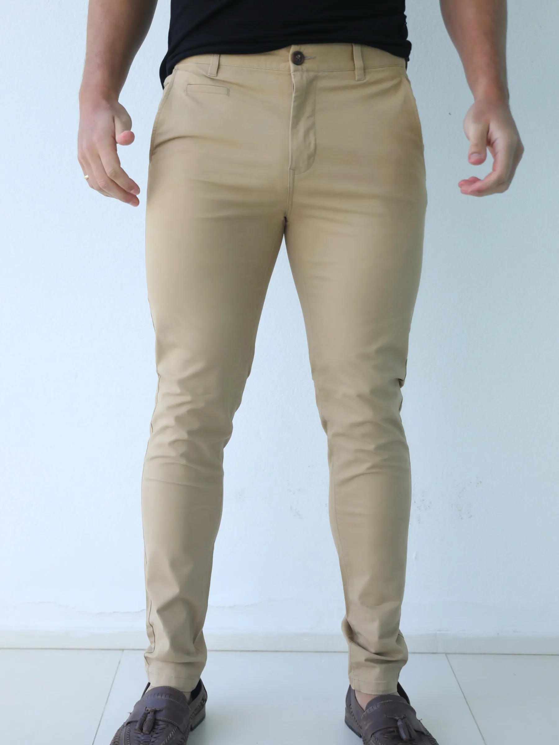 Stretch Chino - Light Brown